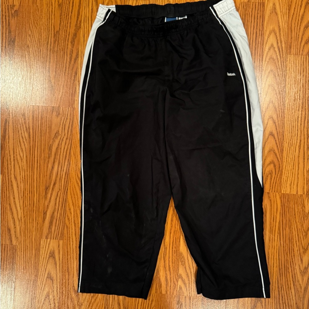 Ladies Reebok black and white Athletic Pants